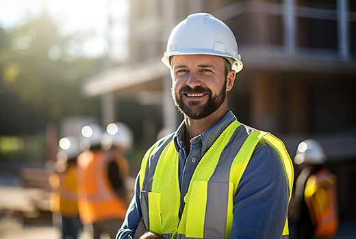 Ein glückliches Paar im neuen Zuhause.